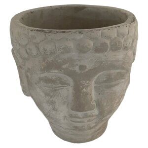 Cement Buddha Head Planter
